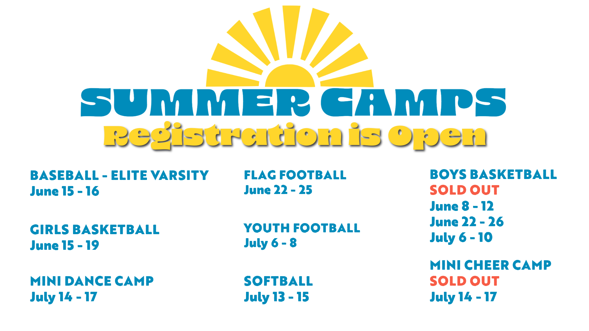 Cambridge 2026 Summer Camps