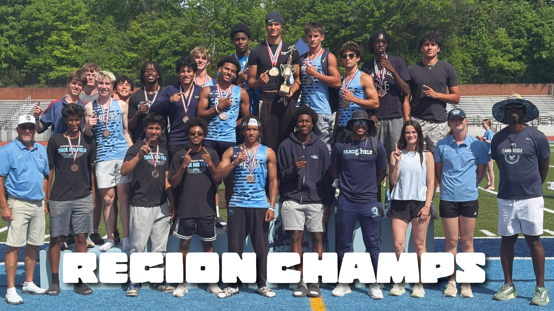 Cambridge Track and Field Region Champs!