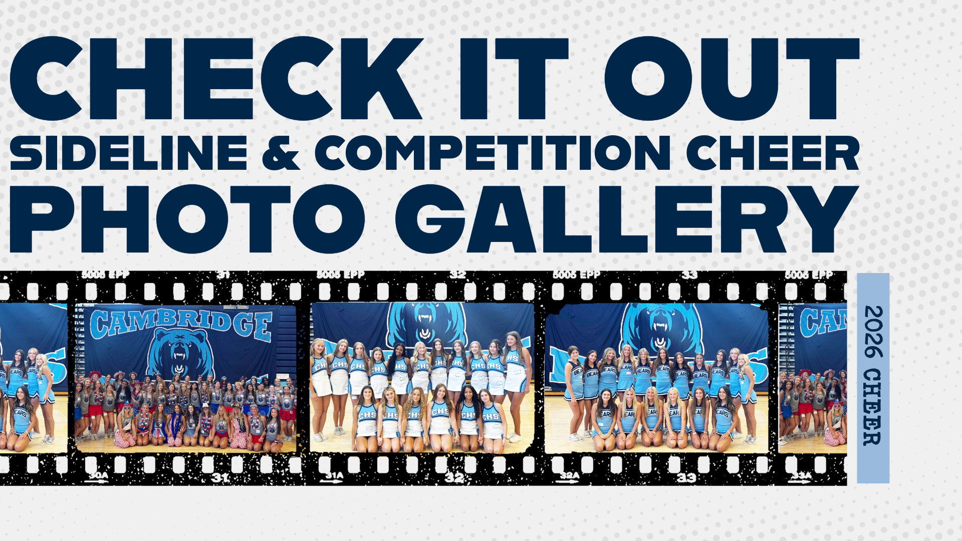 Sideline and Competition Cheer Photo Gallery