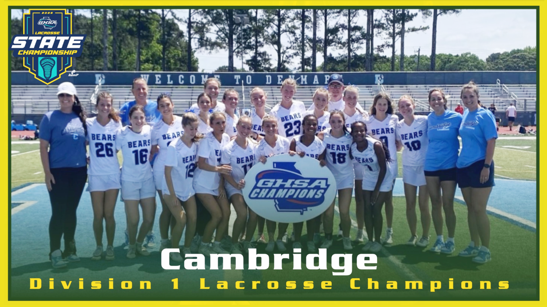 BACK 2 BACK STATE CHAMPIONS!